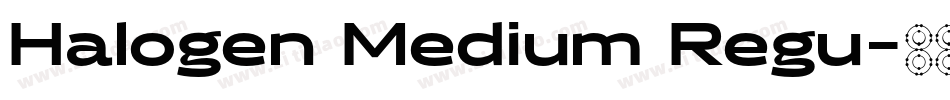 Halogen Medium Regu字体转换
